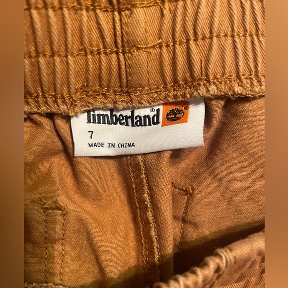 Timberland Boys Tan Shorts size 7 - Picture 3 of 6